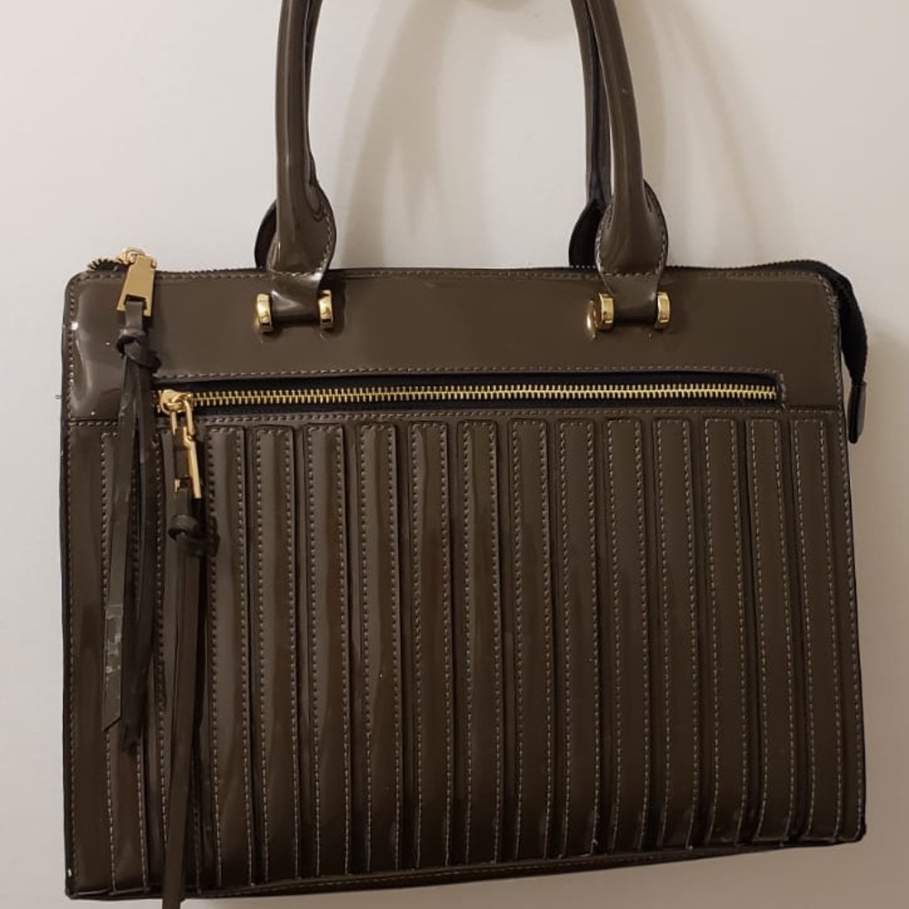 Gummy Muted-Grey Clutch Handbag